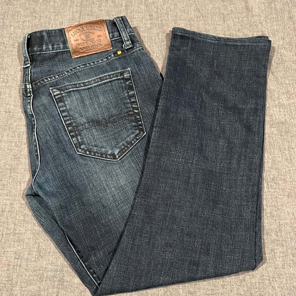 LUCKY BRAND 121 HERITAGE SLIM JEANS 28 X 27